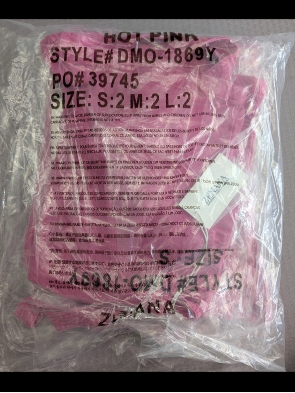 Zenana Mineral Wash Knot Strap Hot Pink Romper Summer Jumpsuit S, M  NWT - Picture 6 of 8